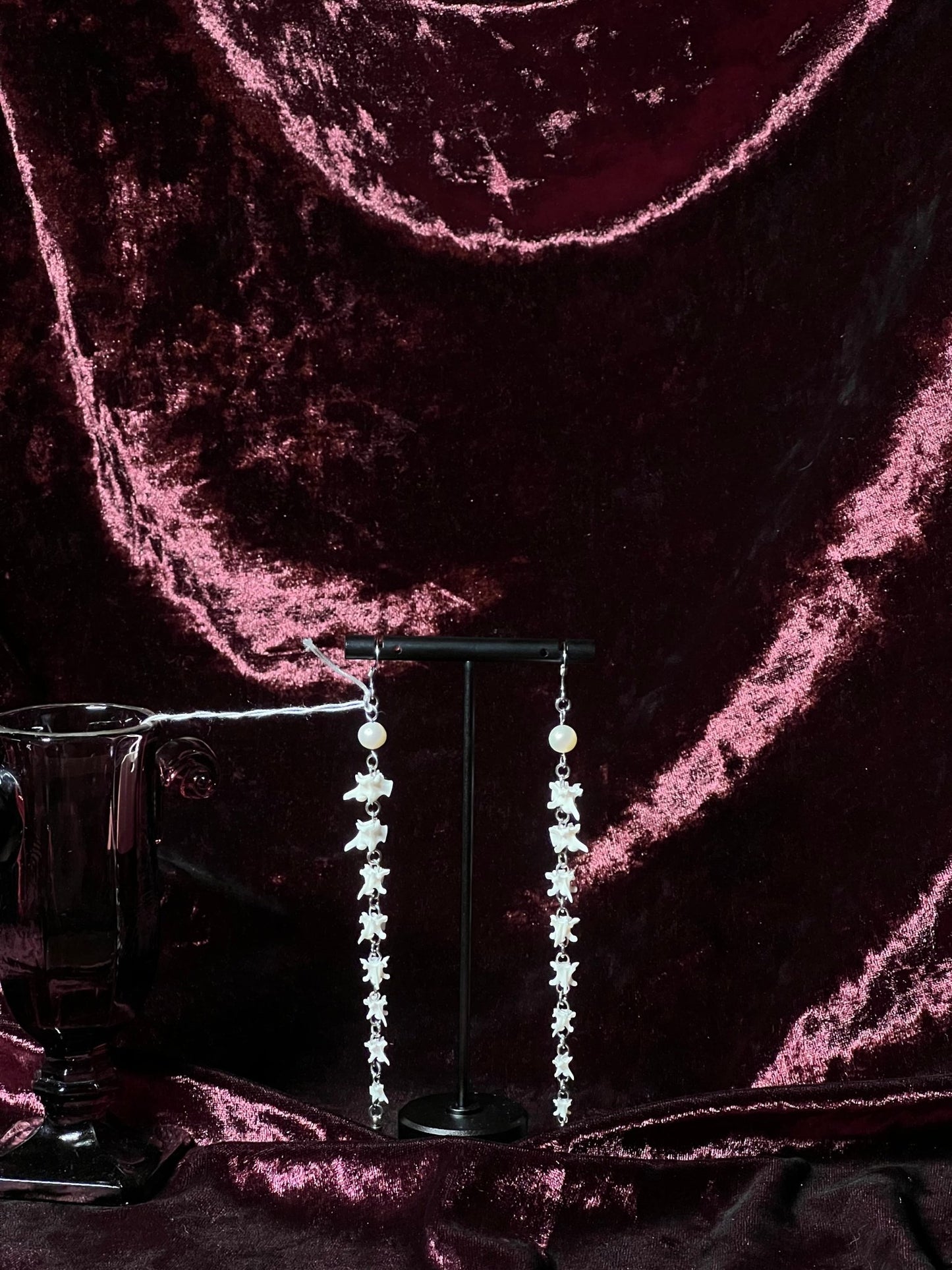 XL Snake Vertebrae Earrings